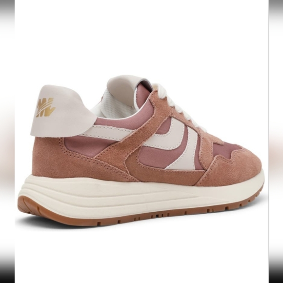 Steve Madden Blume Mixed  Media Sneaker 7.5 - Picture 2 of 6